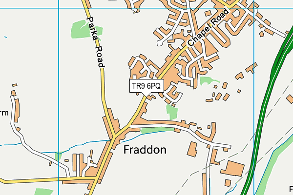 TR9 6PQ map - OS VectorMap District (Ordnance Survey) TR9 6PQ map - OS VectorMap District (Ordnance Survey)