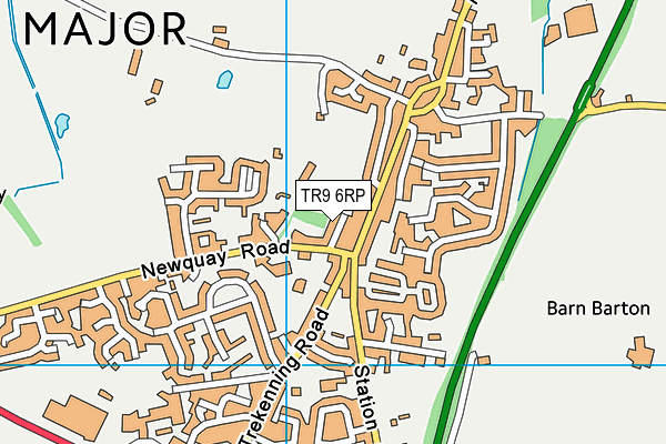 TR9 6RP map - OS VectorMap District (Ordnance Survey) TR9 6RP map - OS VectorMap District (Ordnance Survey)