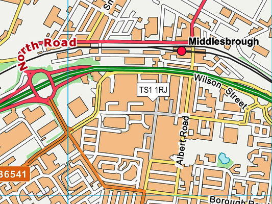 TS1 1RJ map - OS VectorMap District (Ordnance Survey) TS1 1RJ map - OS VectorMap District (Ordnance Survey)