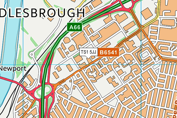 TS1 5JJ map - OS VectorMap District (Ordnance Survey) TS1 5JJ map - OS VectorMap District (Ordnance Survey)