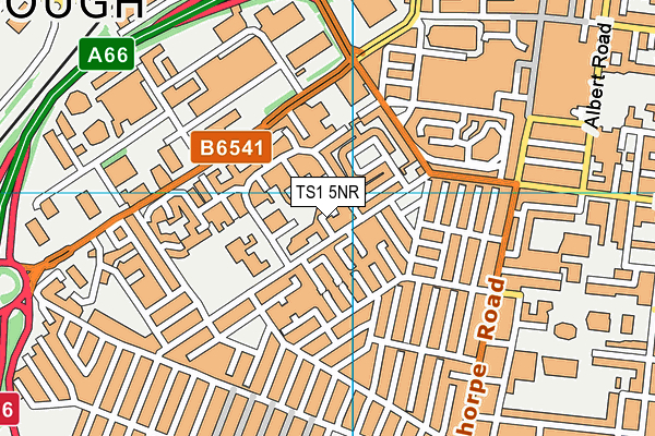 TS1 5NR map - OS VectorMap District (Ordnance Survey) TS1 5NR map - OS VectorMap District (Ordnance Survey)