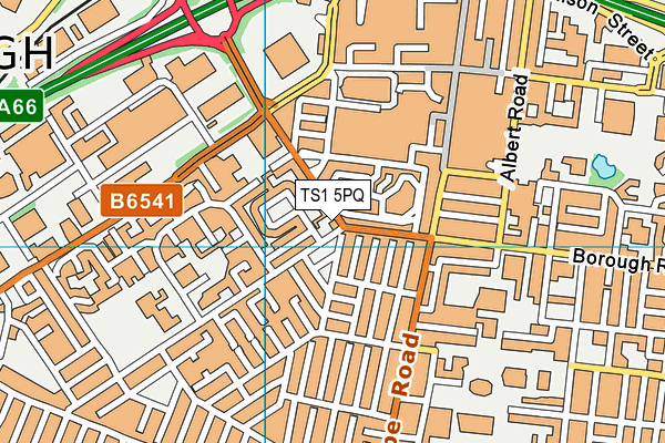 TS1 5PQ map - OS VectorMap District (Ordnance Survey) TS1 5PQ map - OS VectorMap District (Ordnance Survey)