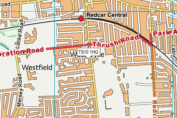 TS10 1HQ map - OS VectorMap District (Ordnance Survey) TS10 1HQ map - OS VectorMap District (Ordnance Survey)
