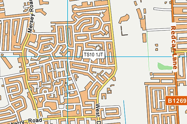 TS10 1JT map - OS VectorMap District (Ordnance Survey) TS10 1JT map - OS VectorMap District (Ordnance Survey)