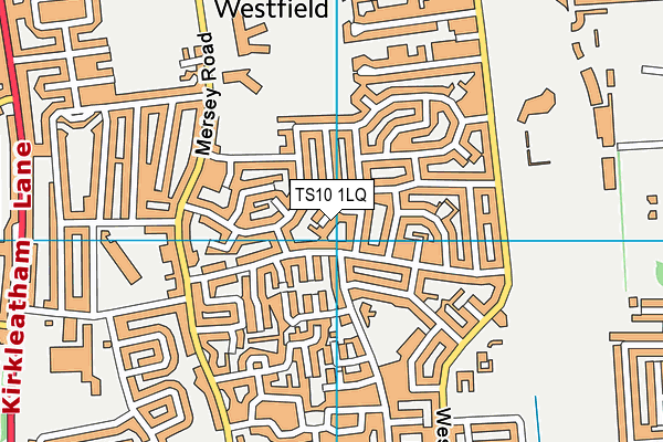 TS10 1LQ map - OS VectorMap District (Ordnance Survey) TS10 1LQ map - OS VectorMap District (Ordnance Survey)