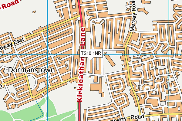 TS10 1NR map - OS VectorMap District (Ordnance Survey)