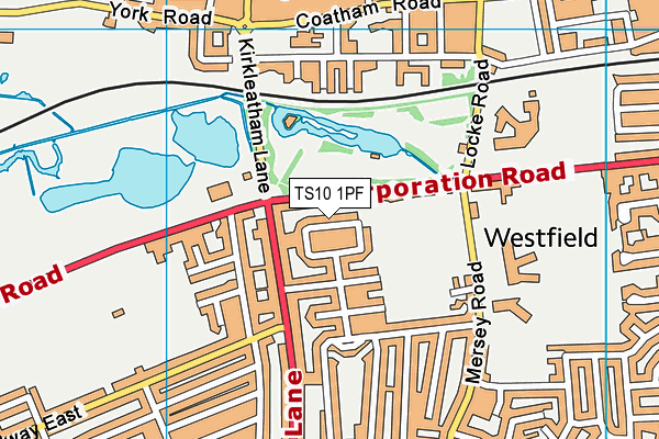 TS10 1PF map - OS VectorMap District (Ordnance Survey) TS10 1PF map - OS VectorMap District (Ordnance Survey)