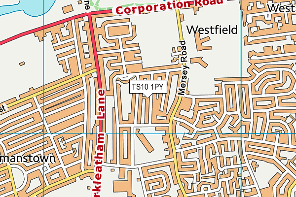 TS10 1PY map - OS VectorMap District (Ordnance Survey) TS10 1PY map - OS VectorMap District (Ordnance Survey)