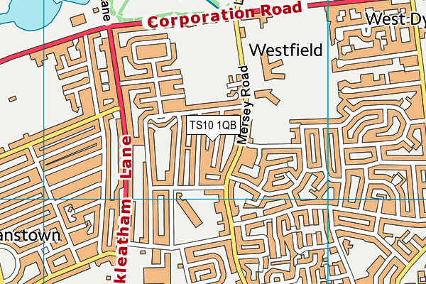 TS10 1QB map - OS VectorMap District (Ordnance Survey) TS10 1QB map - OS VectorMap District (Ordnance Survey)
