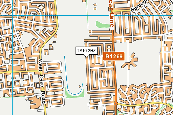 TS10 2HZ map - OS VectorMap District (Ordnance Survey) TS10 2HZ map - OS VectorMap District (Ordnance Survey)