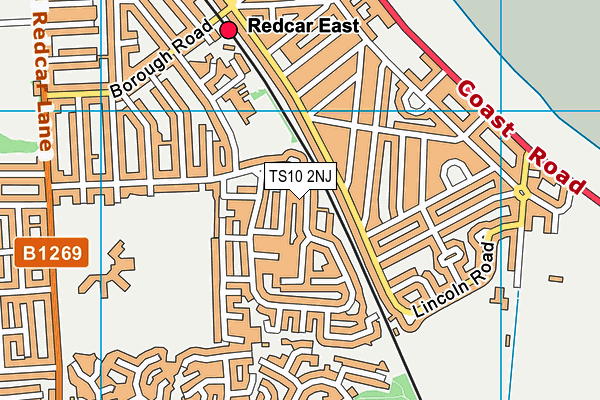TS10 2NJ map - OS VectorMap District (Ordnance Survey) TS10 2NJ map - OS VectorMap District (Ordnance Survey)