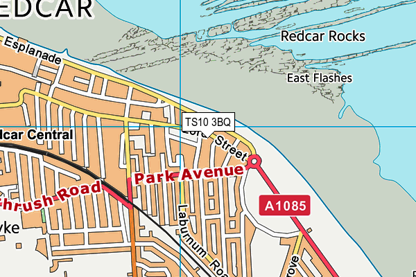 TS10 3BQ map - OS VectorMap District (Ordnance Survey) TS10 3BQ map - OS VectorMap District (Ordnance Survey)