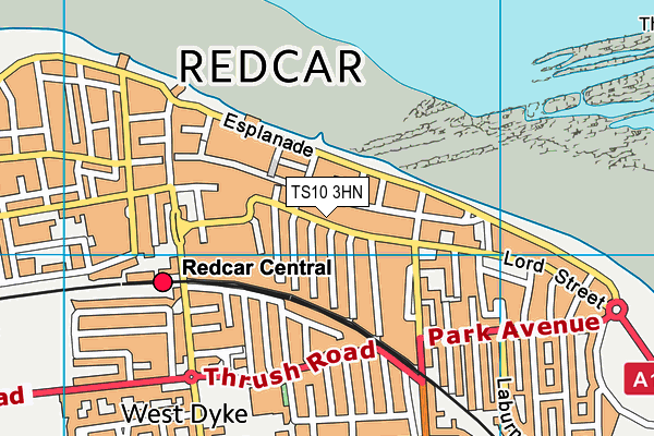 TS10 3HN map - OS VectorMap District (Ordnance Survey) TS10 3HN map - OS VectorMap District (Ordnance Survey)