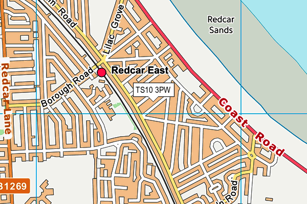TS10 3PW map - OS VectorMap District (Ordnance Survey) TS10 3PW map - OS VectorMap District (Ordnance Survey)