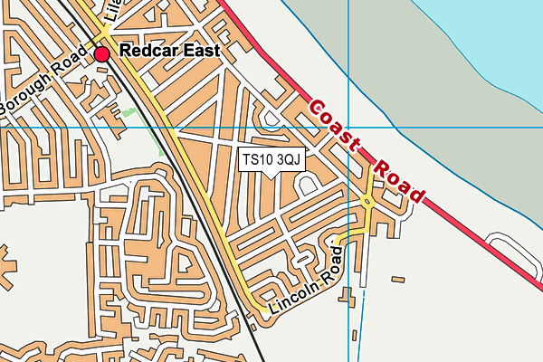 TS10 3QJ map - OS VectorMap District (Ordnance Survey) TS10 3QJ map - OS VectorMap District (Ordnance Survey)