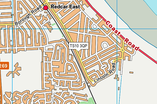 TS10 3QP map - OS VectorMap District (Ordnance Survey) TS10 3QP map - OS VectorMap District (Ordnance Survey)