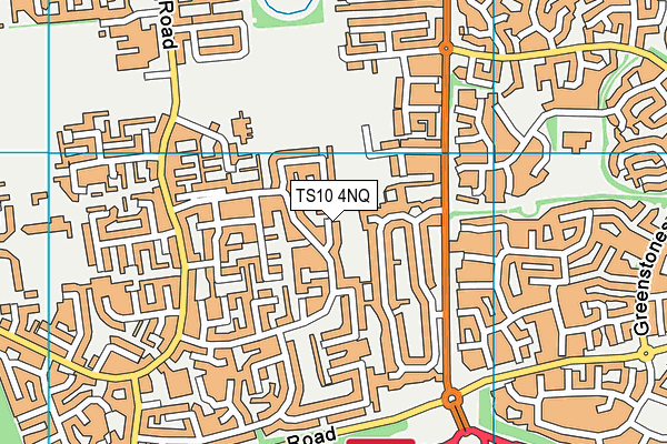 TS10 4NQ map - OS VectorMap District (Ordnance Survey) TS10 4NQ map - OS VectorMap District (Ordnance Survey)