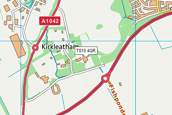 TS10 4QR map - OS VectorMap District (Ordnance Survey)