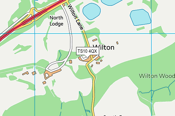 TS10 4QX map - OS VectorMap District (Ordnance Survey) TS10 4QX map - OS VectorMap District (Ordnance Survey)