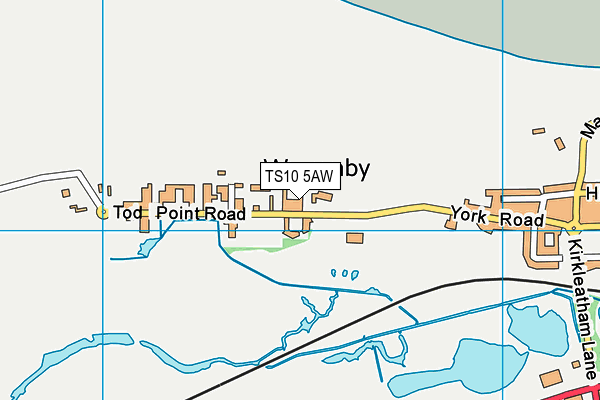 TS10 5AW map - OS VectorMap District (Ordnance Survey) TS10 5AW map - OS VectorMap District (Ordnance Survey)