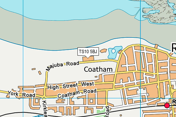 TS10 5BJ map - OS VectorMap District (Ordnance Survey) TS10 5BJ map - OS VectorMap District (Ordnance Survey)
