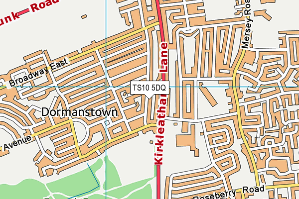 TS10 5DQ map - OS VectorMap District (Ordnance Survey) TS10 5DQ map - OS VectorMap District (Ordnance Survey)