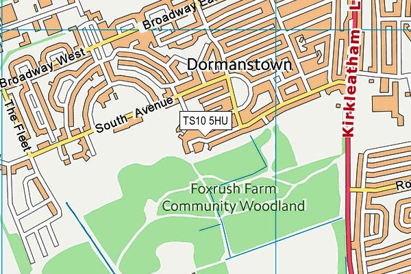 TS10 5HU map - OS VectorMap District (Ordnance Survey) TS10 5HU map - OS VectorMap District (Ordnance Survey)