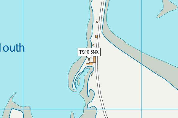 TS10 5NX map - OS VectorMap District (Ordnance Survey) TS10 5NX map - OS VectorMap District (Ordnance Survey)