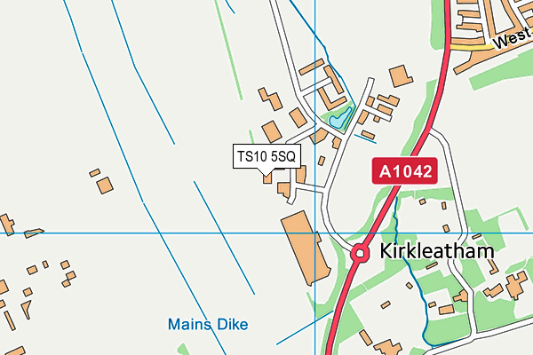 TS10 5SQ map - OS VectorMap District (Ordnance Survey) TS10 5SQ map - OS VectorMap District (Ordnance Survey)
