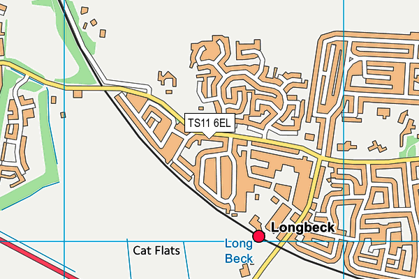 TS11 6EL map - OS VectorMap District (Ordnance Survey) TS11 6EL map - OS VectorMap District (Ordnance Survey)