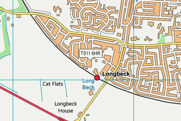 TS11 6HR map - OS VectorMap District (Ordnance Survey) TS11 6HR map - OS VectorMap District (Ordnance Survey)