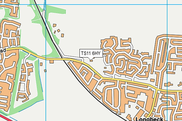 TS11 6HY map - OS VectorMap District (Ordnance Survey) TS11 6HY map - OS VectorMap District (Ordnance Survey)