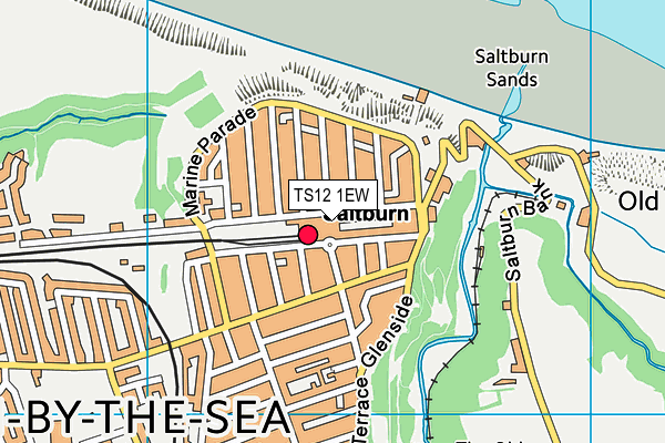 TS12 1EW map - OS VectorMap District (Ordnance Survey) TS12 1EW map - OS VectorMap District (Ordnance Survey)