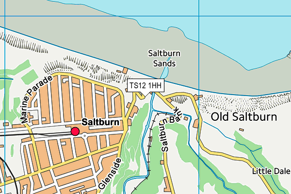 TS12 1HH map - OS VectorMap District (Ordnance Survey) TS12 1HH map - OS VectorMap District (Ordnance Survey)