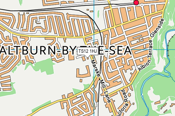 TS12 1HJ map - OS VectorMap District (Ordnance Survey) TS12 1HJ map - OS VectorMap District (Ordnance Survey)