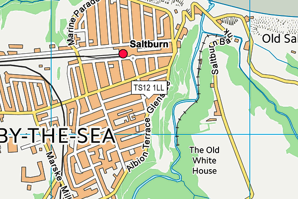 TS12 1LL map - OS VectorMap District (Ordnance Survey) TS12 1LL map - OS VectorMap District (Ordnance Survey)