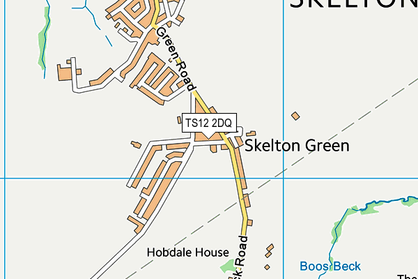 TS12 2DQ map - OS VectorMap District (Ordnance Survey) TS12 2DQ map - OS VectorMap District (Ordnance Survey)