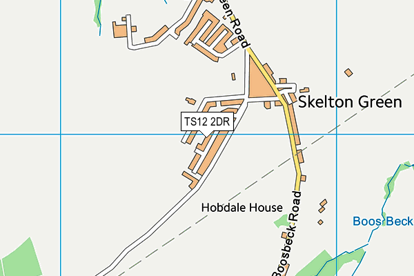 TS12 2DR map - OS VectorMap District (Ordnance Survey) TS12 2DR map - OS VectorMap District (Ordnance Survey)