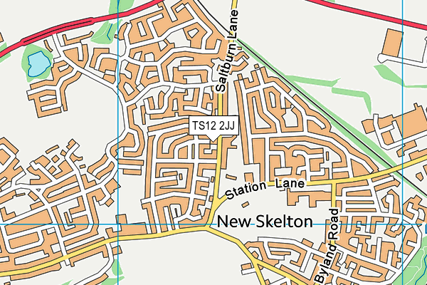 TS12 2JJ map - OS VectorMap District (Ordnance Survey) TS12 2JJ map - OS VectorMap District (Ordnance Survey)