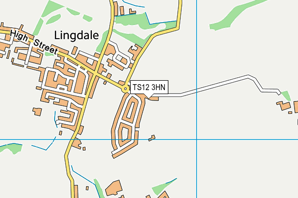 TS12 3HN map - OS VectorMap District (Ordnance Survey) TS12 3HN map - OS VectorMap District (Ordnance Survey)