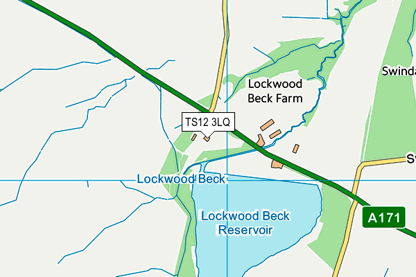 TS12 3LQ map - OS VectorMap District (Ordnance Survey) TS12 3LQ map - OS VectorMap District (Ordnance Survey)