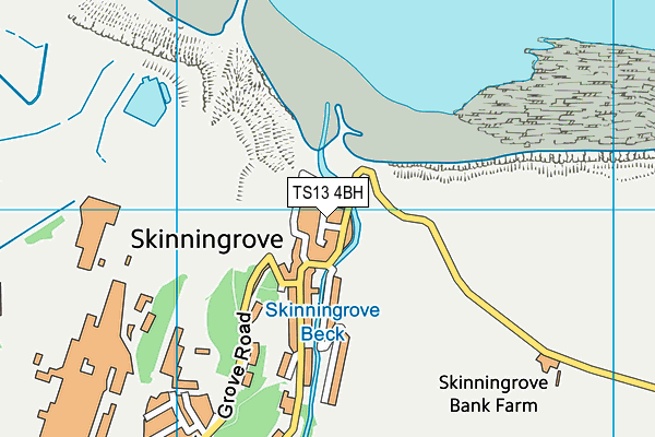 TS13 4BH map - OS VectorMap District (Ordnance Survey) TS13 4BH map - OS VectorMap District (Ordnance Survey)