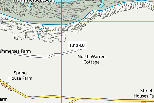 TS13 4JJ map - OS VectorMap District (Ordnance Survey) TS13 4JJ map - OS VectorMap District (Ordnance Survey)