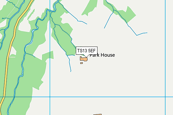 TS13 5EF map - OS VectorMap District (Ordnance Survey) TS13 5EF map - OS VectorMap District (Ordnance Survey)