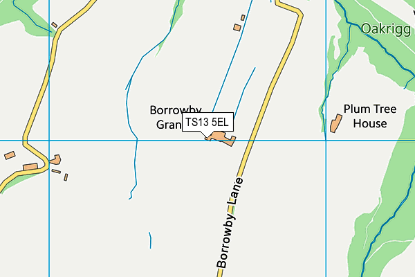 TS13 5EL map - OS VectorMap District (Ordnance Survey) TS13 5EL map - OS VectorMap District (Ordnance Survey)