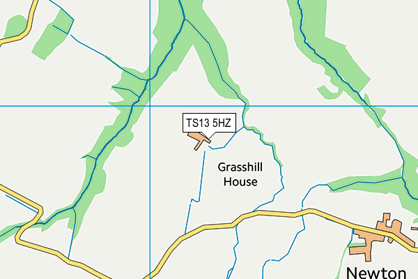 TS13 5HZ map - OS VectorMap District (Ordnance Survey) TS13 5HZ map - OS VectorMap District (Ordnance Survey)