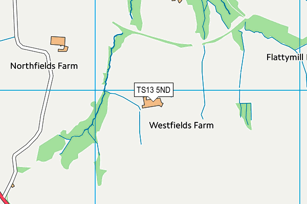 TS13 5ND map - OS VectorMap District (Ordnance Survey) TS13 5ND map - OS VectorMap District (Ordnance Survey)