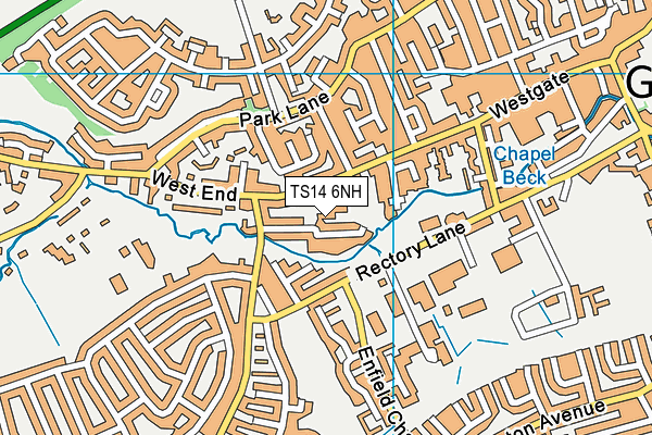 TS14 6NH map - OS VectorMap District (Ordnance Survey) TS14 6NH map - OS VectorMap District (Ordnance Survey)