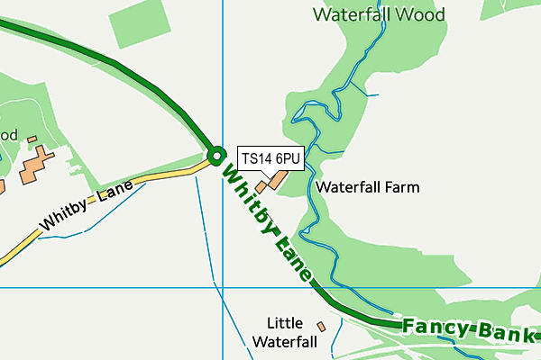 TS14 6PU map - OS VectorMap District (Ordnance Survey) TS14 6PU map - OS VectorMap District (Ordnance Survey)