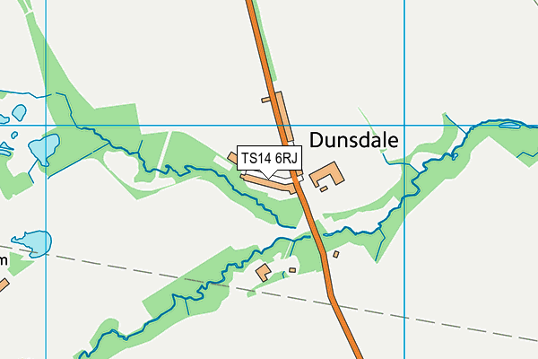 TS14 6RJ map - OS VectorMap District (Ordnance Survey) TS14 6RJ map - OS VectorMap District (Ordnance Survey)